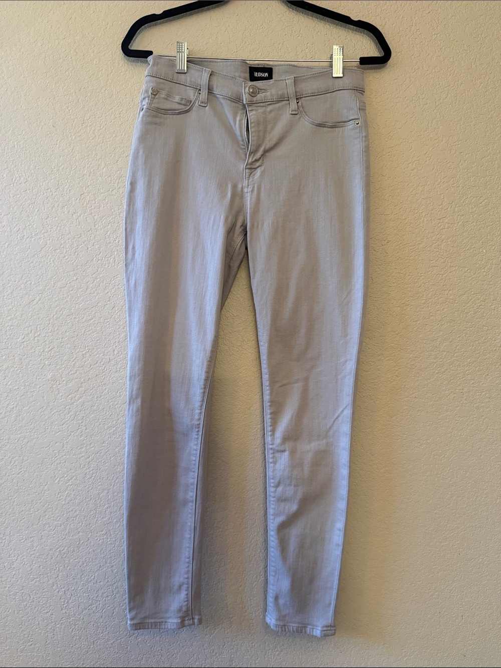 Hudson Jeans Pale Gray Skinny